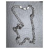 Sterling 925 Italy Figaro Chain