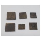 Vtg BRASS DRAMS & SCRUPLE WEIGHTS RARE