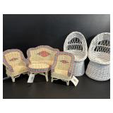 New Wicker Doll Size Furniture