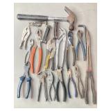 TOOLS, PLIERS OF EVERY TYPE, SIDE CUTTERS, ALLEN