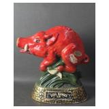 1969 Arkansas Razorbacks Ezra Brooks Decanter