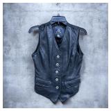 VTG The Limited Collection Leather Vest Womenï¿½s