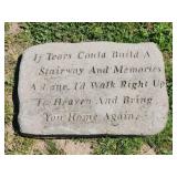 Concrete Stepping Stone W Quote