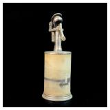 VTG Lake Scene Table Lighter Japan Shows Wear