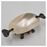 Mother of Pearl & Silver Caviar Dish