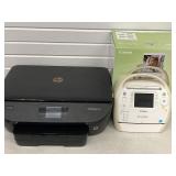 CANON SELPHY ES40 COMPACT PHOTO PRINTER & HP ENVY