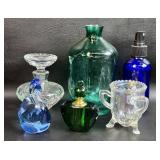Collectible Glass Smalls Blue/ Green/ Clear