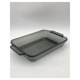 VINTAGE ANCHOR HOCKING SMOKY GLASS 2 QT. BAKING