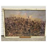 Art Print on Board Custerï¿½s Last Stand by Paxson
