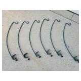 6 Heavy Duty Deck Rail Plant Hangers