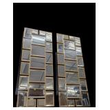 (2) Bassett Mirror Company Large Wall Mount