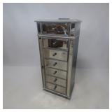 Pier 1 Hayworth Mirrored Silver Lingerie Chest
