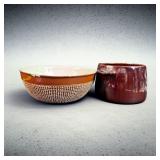 Vtg West Bend Crock w/ Bowl Both for Repurpose