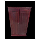 Multi Storage Cabinet with Cherry Finish