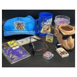 Joe Camel Cigarette Swag, Cups, Koozie, LIghters,