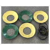 Railway Switch Light Lamp 4 Way Rings Yellow
