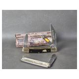 Bulldog Horn Handled Folding Pocket Knife +