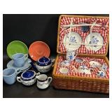 Childï¿½s Dish Set / Tea Sets, Fiestaware Cups &