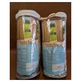 Outdoor Decor Semi Opaque Tab Panels 50"x84",