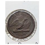 1864 CIVIL WAR TOKEN LIBERTY FOR ALL