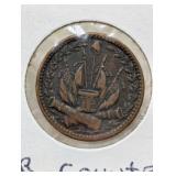 NO DATE CIVIL WAR TOKEN OUR COUNTRY