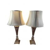 Hollywood Regency Style 3-Way Table Lamps