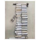 1/2 IN. DRIVE SOCKET WRENCHES, DEEP WELL SOCKETS