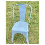 BLUE METAL CHAIR