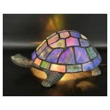 Stained Glass Turtle Lamp / Night Light Damage to