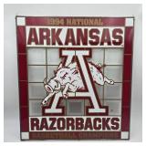 Arkansas Razorbacks Basketball Suncatcher