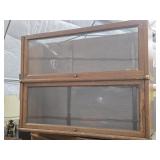 Two Sections Antique Barrister / Lawyers Bookshelf