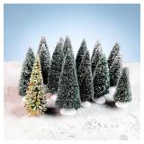 Lot of Department 56 Bottle Brush Trees