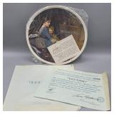 NIB KNOWLES NORMAN ROCKWELL 1079 MOTHERS DAY