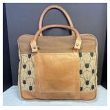 Hopofly Leather & Fabric Bag Work Overnight Light