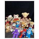STUFFED/PLUSH TEDDY BEARS, SNOOPY, PADDINGTON,