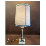 Vintage Candlestick Table Lamp with Marble Base
