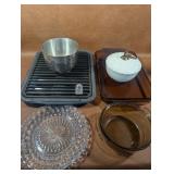 Enameled Broiler, Amber Baking Dish++