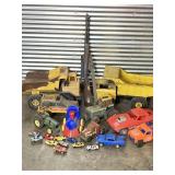 BOX LOT BARN FIND TOYS VINTAGE TONKA TRUCKS,