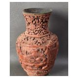 Old Chinese Cinnabar Lacquer Vase