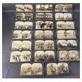 Antique Keystone Stereoview Cards Military WWI