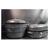 Lg & Small Roaster w/ Canning Stock Pot