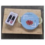 Nnewvante bamboo Floor Tray Watermelon Slicer +