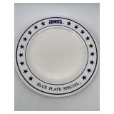 SHONEYï¿½S BLUE PLATE SPECIAL RESTAURANT WARE PLATE