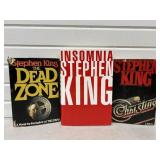 3 Stephen King Books : Insomnia 1st Ed. /