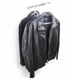 Mens Leather & Flannel Jackets Gap / Other Med.