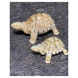 PAIR OF WADE PORCELAIN TURTLES ENGLAND