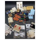 FASHION JEWELRY EARRINGS SOME 14KT. GOLD FILLED &