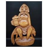 Vtg Wood Carving