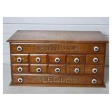 Antique Spool Cabinet " Crawley