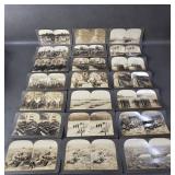 Antique Keystone Stereoview Cards WWI Military +